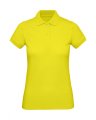 Dames Polo B&C Inspire PW440 Solar Yellow